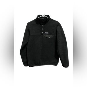 Patagonia Women’s Lightweight Synchilla Snap-T Pullover Fleece Size XXS Black
